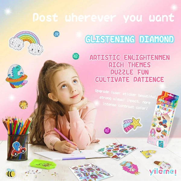 ✨Zauberhafte Kreativität: Diamond Painting Sticker DIY-Set