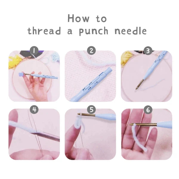 Punch Needle Stickerei Starter Kit – Perfekter Einstieg für DIY-Liebhaber!