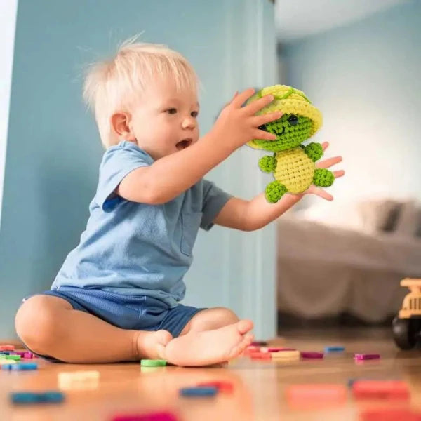 Häkel Deinen eigenen Schildkröten-Freund! 🎨DIY Crochet Animal Starter Kit