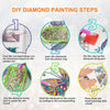 GATYZTORY DIY Special Shape Crystal 5D Diamond Painting Kit Animals Frameless Wall Art For Home & Gifts Mosaic Making Decoration