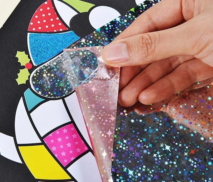 DIY Magic Transfer Painting Crafts Kids Arts And Crafts Educational Toys For Children Cartoon Creative Learning Drawing Toys